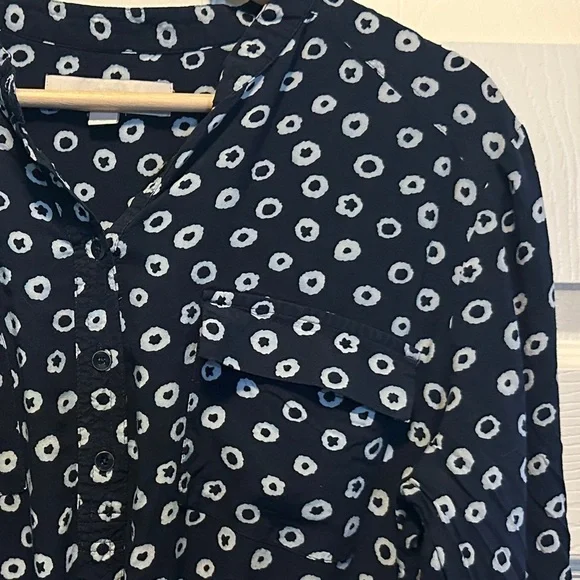Loft shirt dress with abstract polka dot print - Picture 5 of 11